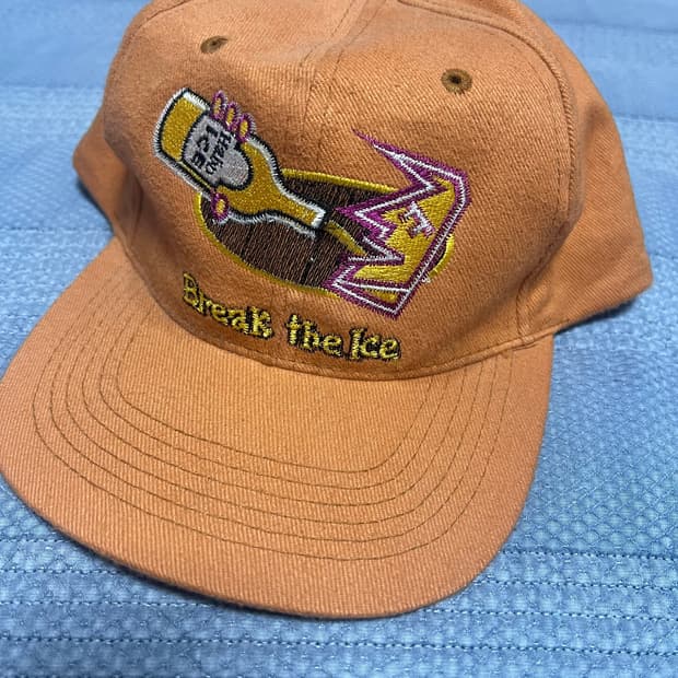희귀 빈티지 스냅백 Break the ice