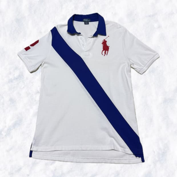 폴로 랄프로렌 빅포니 흰파 레드포니 반팔 