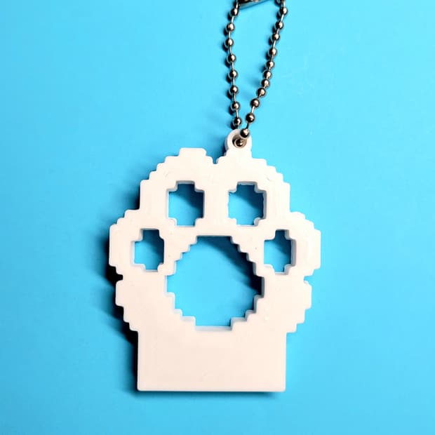고양이 발바닥 8비트 키링 키체인