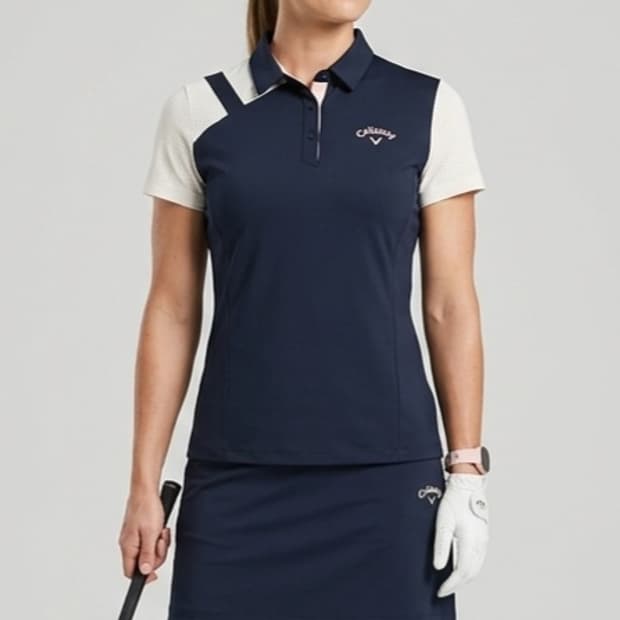 [90]캘러웨이 메쉬 카라 반팔 티셔츠