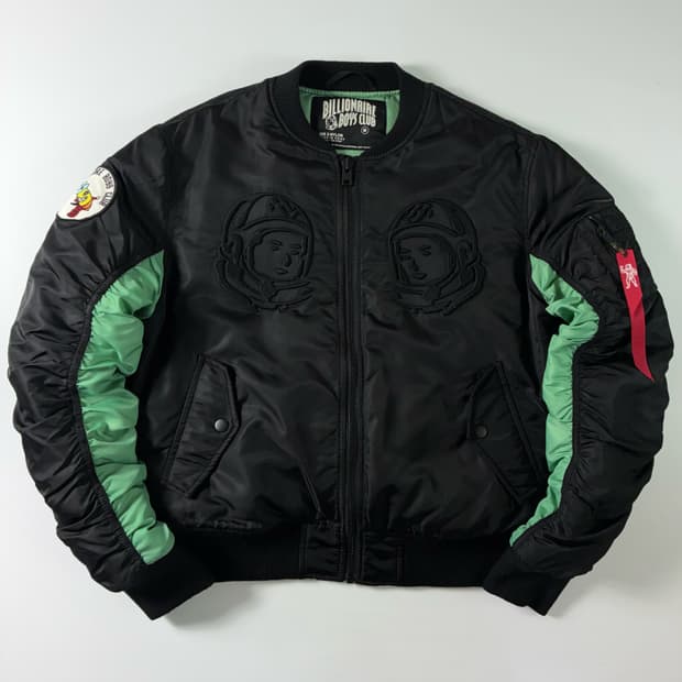 Billionaire  빌리네어보이즈클럽 나일론 플라이트 MA1 자켓  