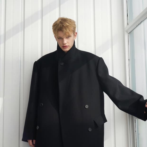 yiyae 오버핏 더블코트