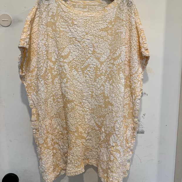 me issey miyake 이세이미야케 미 컬리플라워 블라우스
