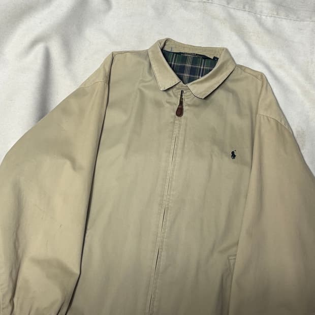 L 폴로랄프로렌 베이지 스윙톱 자켓 