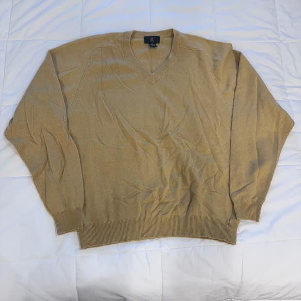 빈티지 캐시미어 브이넥 니트