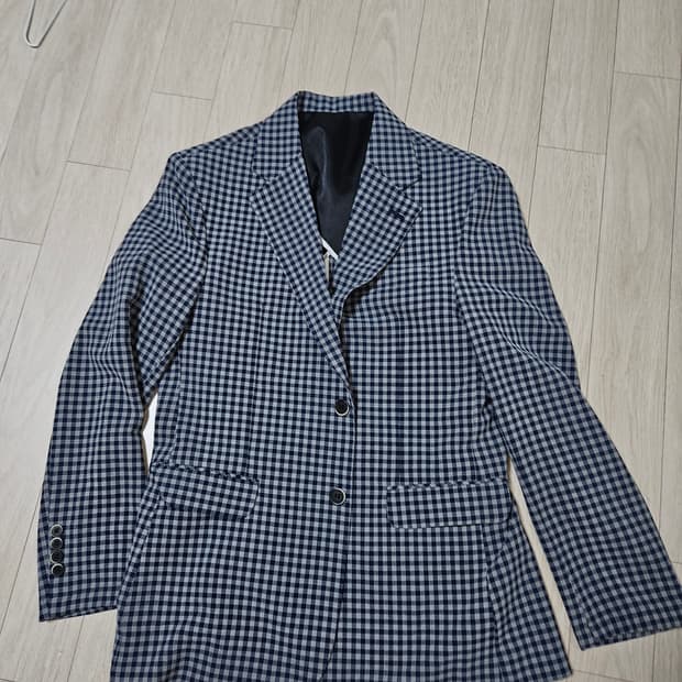 구찌 체크 정장 셋업  XL