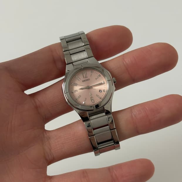 1990s Lukia Pink Dial Ladies Quartz