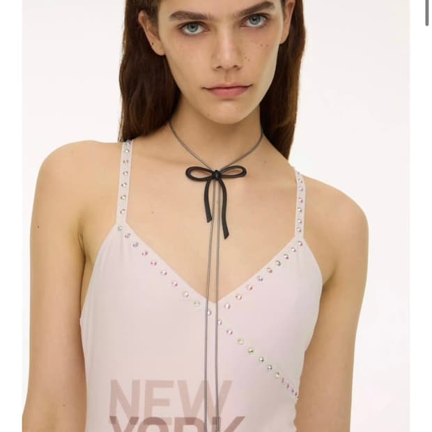 샌디리앙 마크제이콥스 리본 목걸이