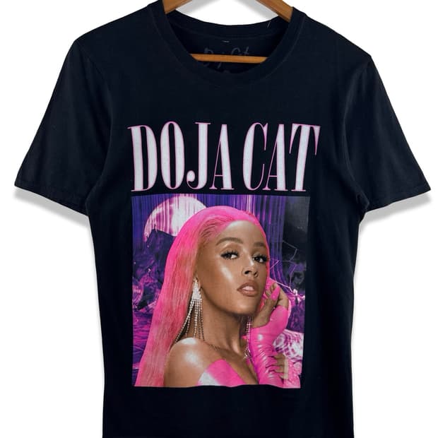 도자켓 Doja Cat 핫핑크 앨범커버 티셔츠4542