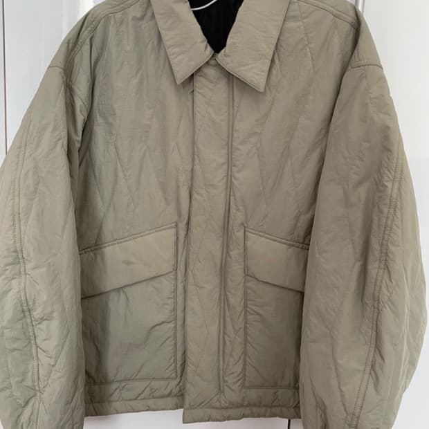 8세컨즈 베이지 퀄팅 자켓