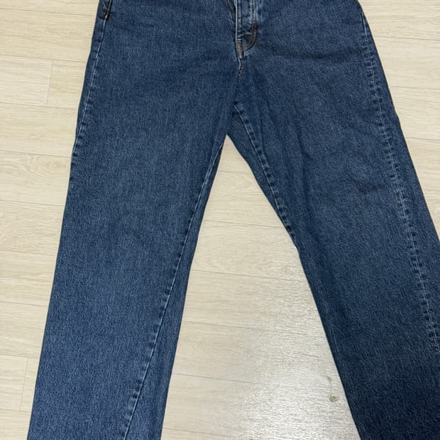 [31X32]선플라워 트위스트 데님 팬츠