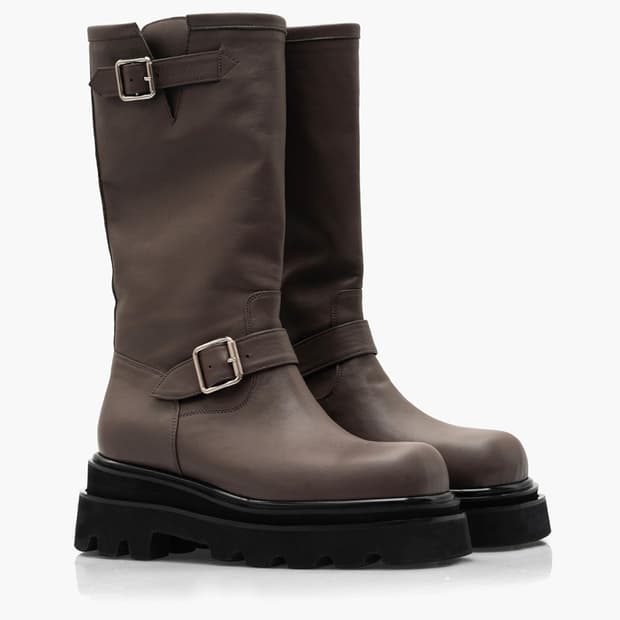 러프넥 밀라 엔지니어 부츠 245