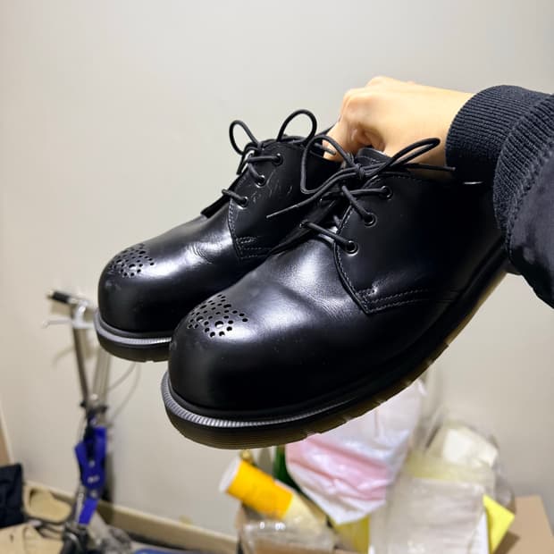 닥터마틴 st 브로그 실버토 1461