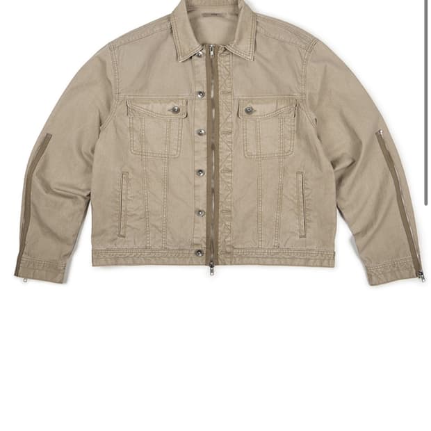 ETCE 이티씨이 다이드 트러커 자켓 베이지 L 새상품