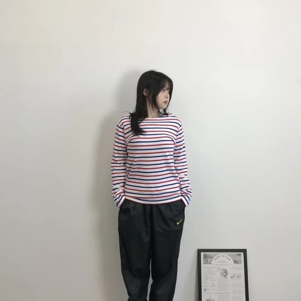 Bonneterie Chanteclair x BEAMS Striped T