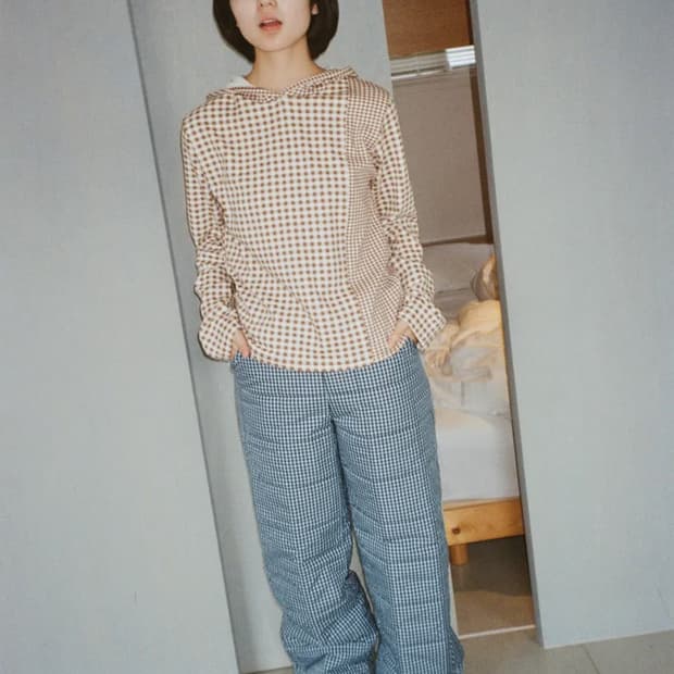 페스토 패딩 팬츠 블루