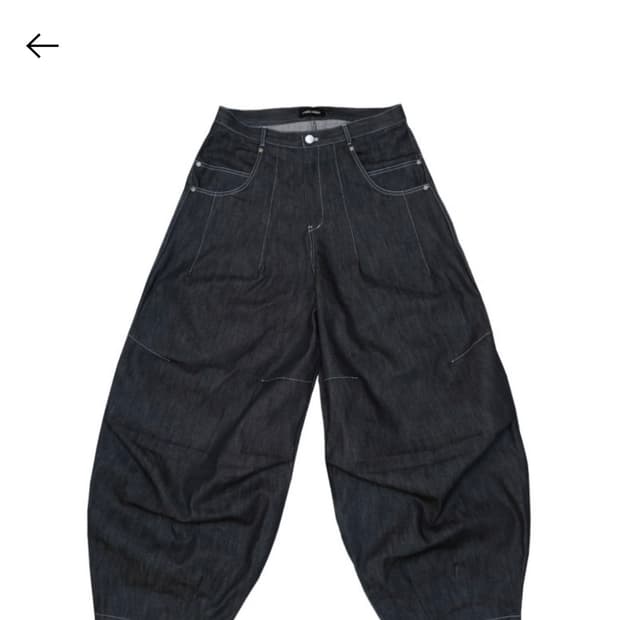 아이필럭키 점보팬츠 인디고 L 구합니다