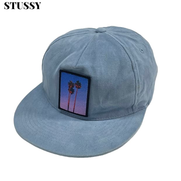 stussy palm tree snapback