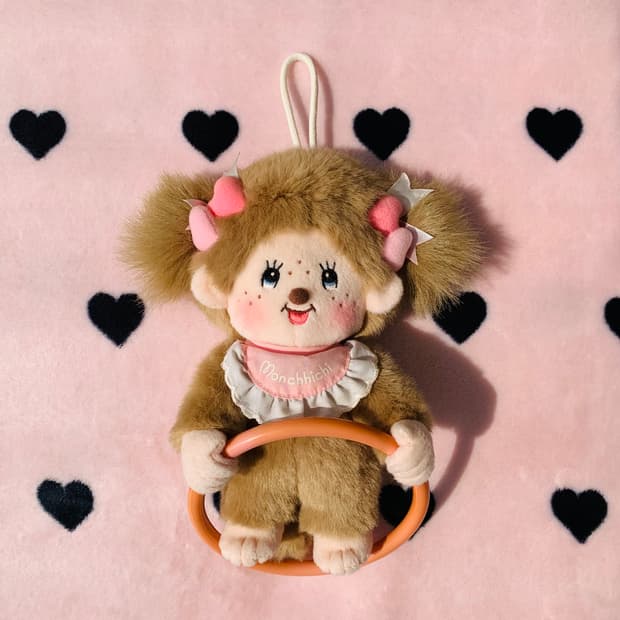 💗몬치치 하트 트윈테일 30주년 수건걸이