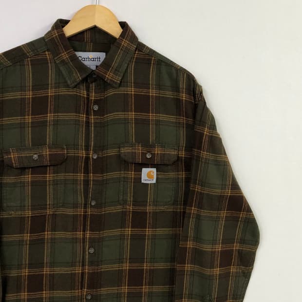105 칼하트 체크 워크 셔츠