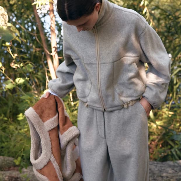 비이커 여성 플리스 자켓 베이지 새상품