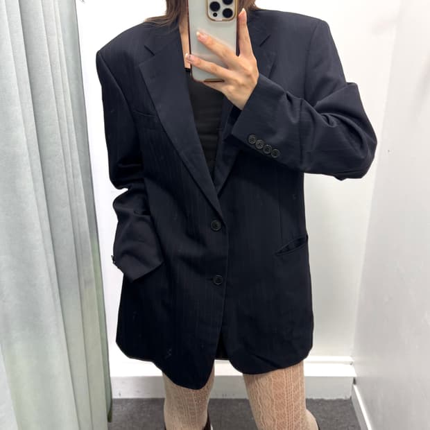 닥스 네이비 싱글자켓