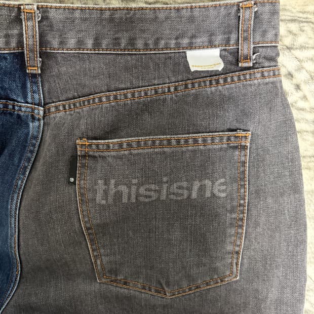 thisisneverthat 언발란스 투톤 데님 M