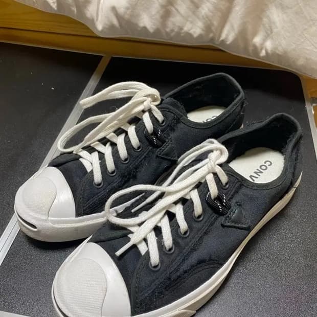 [CONVERSE] 컨버스 잭퍼셀 블랙 스니커즈 240