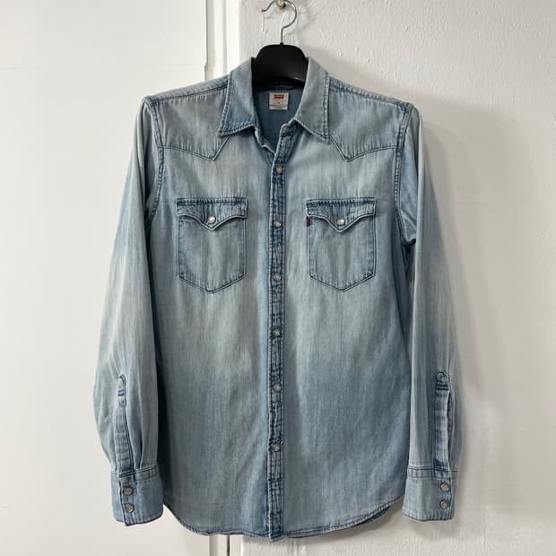 리바이스 웨스턴 데님 셔츠 
