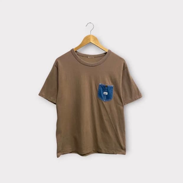 Lee 데님 포켓 티셔츠 M
