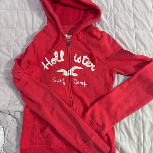 홀리스터 슬림핏 후드집업 XS