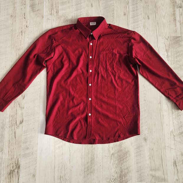 진머니 레드 셔츠 팜. 남성 빨간 셔츠 52(100~105사이즈)