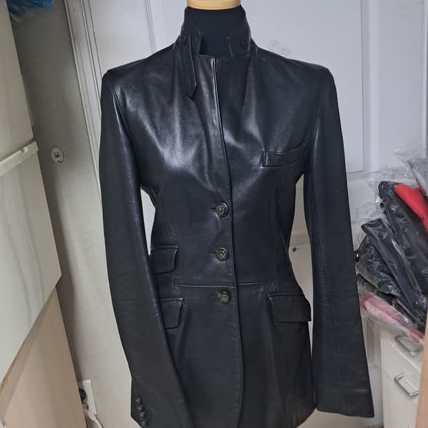 랄프로렌 여성 양가죽 램스킨 자켓 4(약44~날씬55)