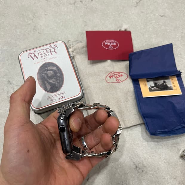 애플워치4 실버925 스트랩