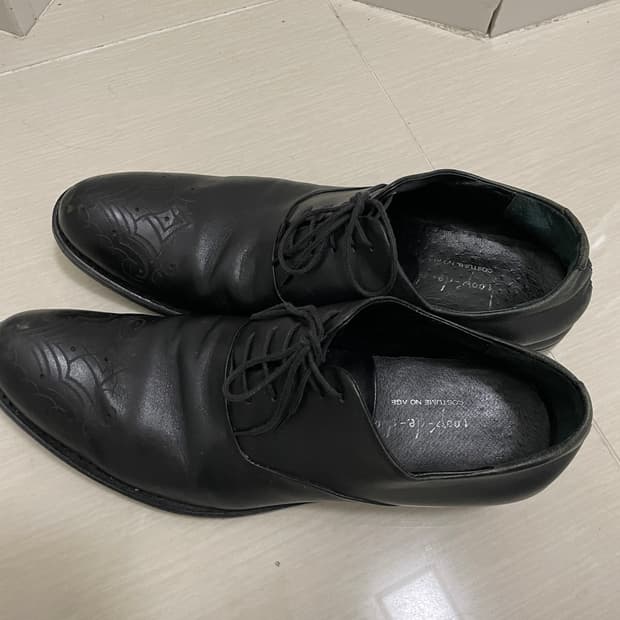 훕데두 레더 더비 슈즈