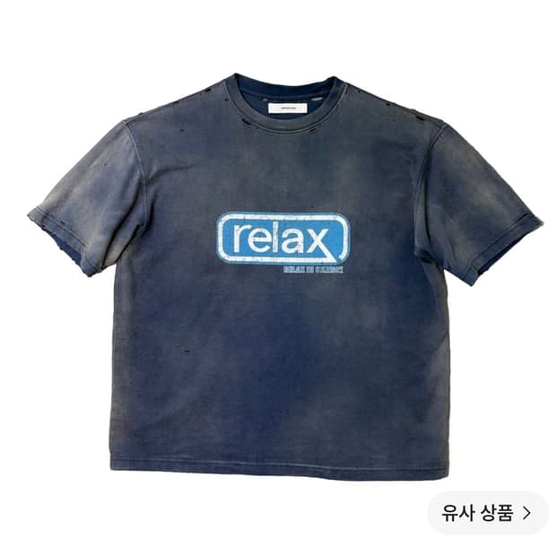 [1 2] 논노드 릴렉스 티셔츠 네이비
