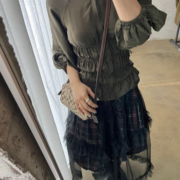 Paola Frani 셔링 자켓 Made in Italy