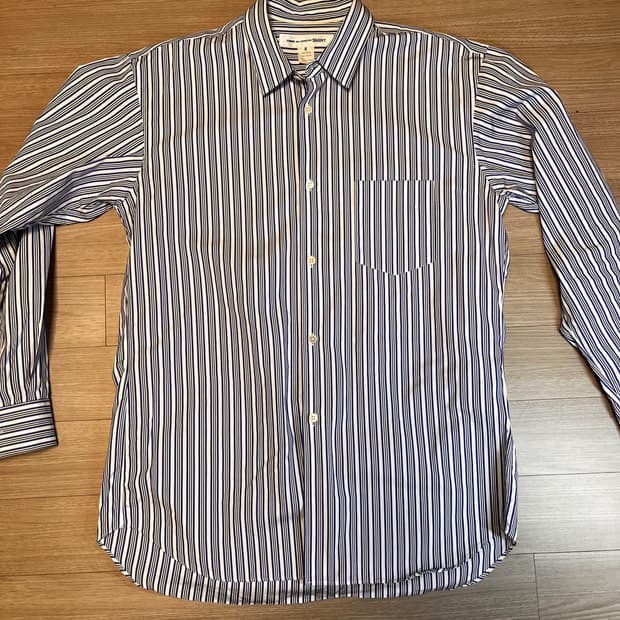꼼데가르송 스트라이프 셔츠