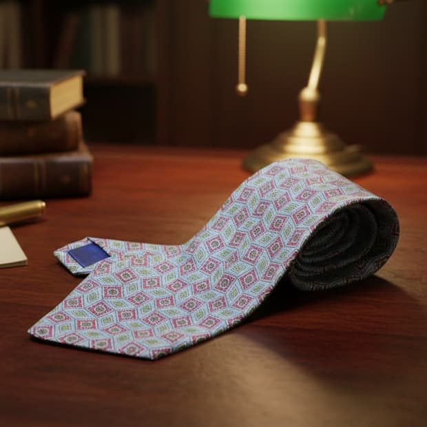 오트망(Hautement) 이탈리아 실크 넥타이 이탈리아