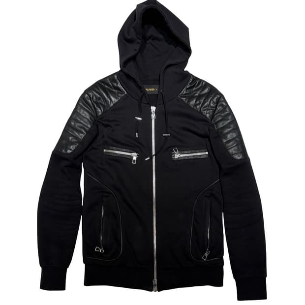 Balmain x H&M 15AW Biker Hoodie [S]