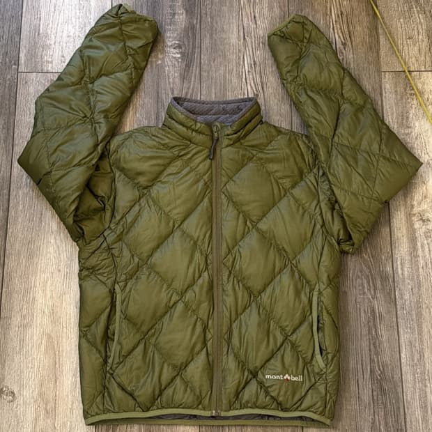 10s 몽벨 U.L. 경량패딩 자켓 카키