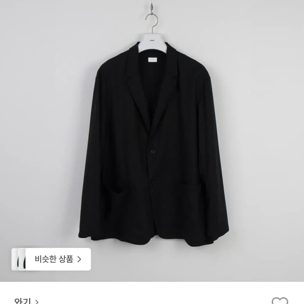 Flannel Wool Architect Jacket (Black) 3