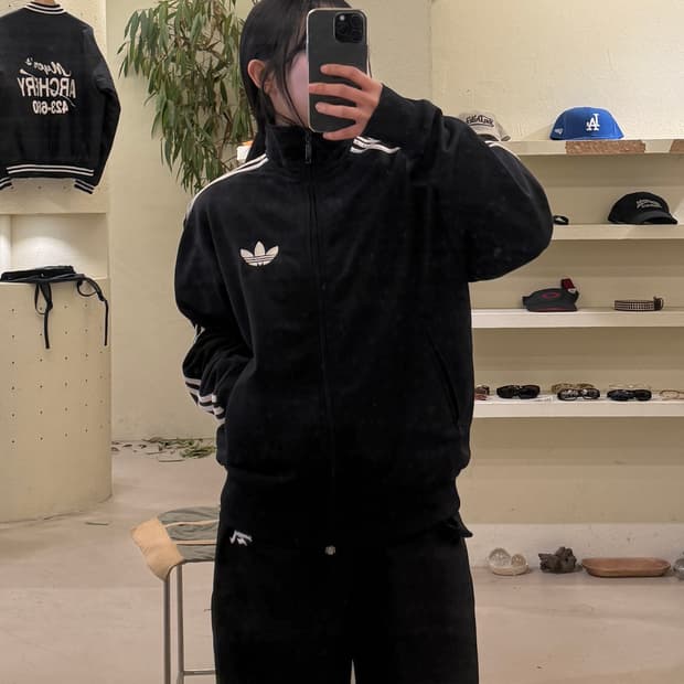 아디다스 오리지널 트랙 자켓 블랙 U529