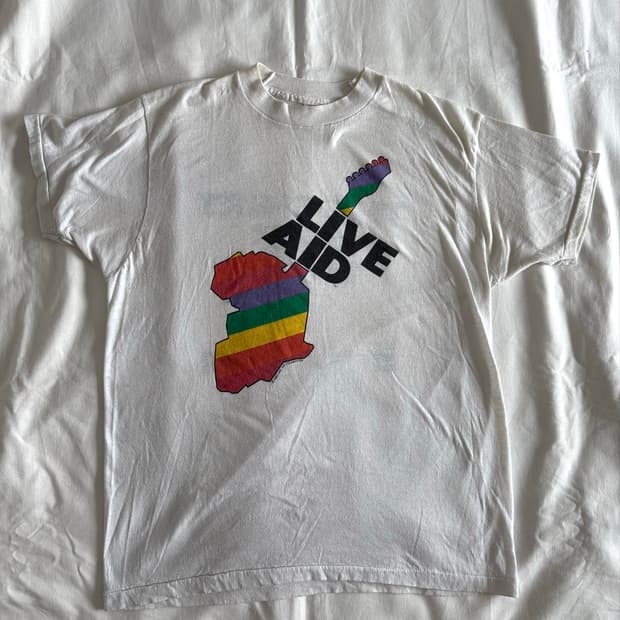 [XL]80s Live aid 오리지널 티셔츠