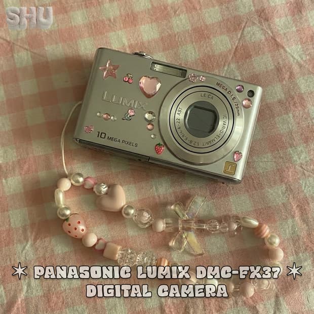 파나소닉 루믹스 DMC-FX37 빈티지 디카 디지털 카메라 실버