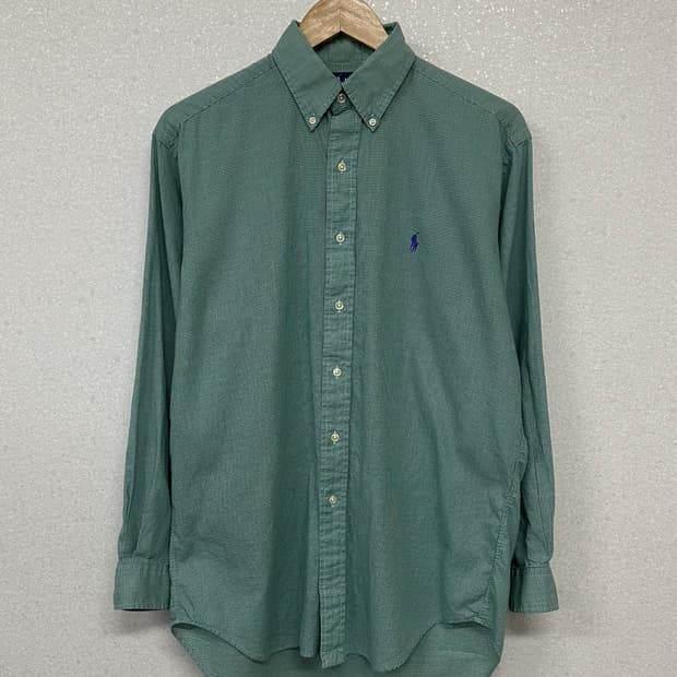 (L)90'S 폴로 체크 셔츠-M2158