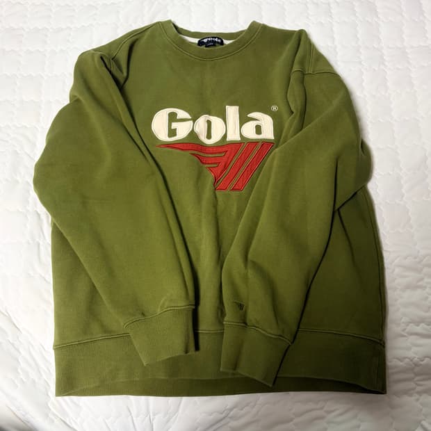 Gola 카키색 맨투맨