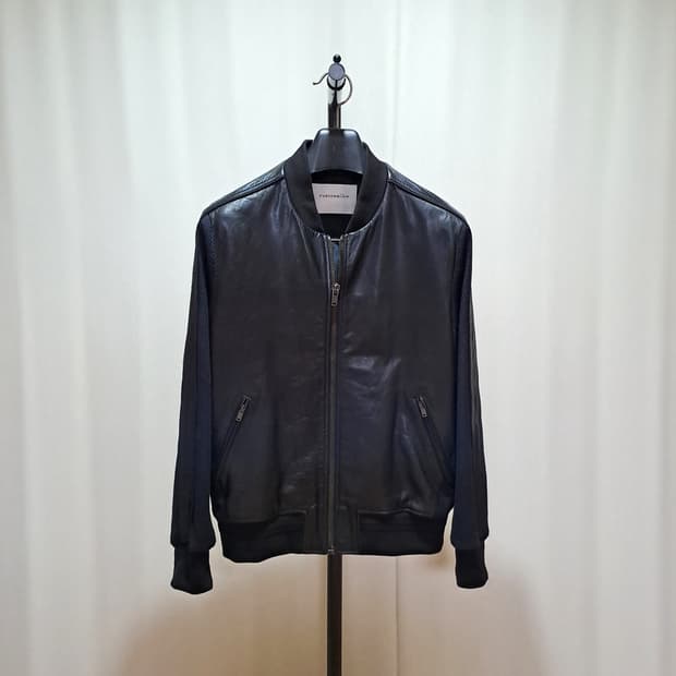 (택포) 커스텀멜로우 레더 믹스 블루종 100 B275