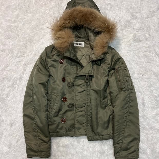 y2k mood raccoon fur short n2b