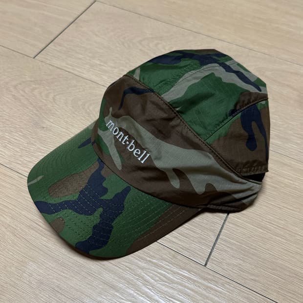 [L] 몽벨 카모플라주 와치 캡 그린 25ss